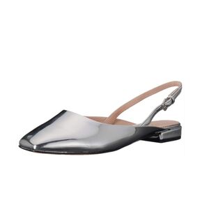 J.Crew Sally Slingback Flats Metallic 6